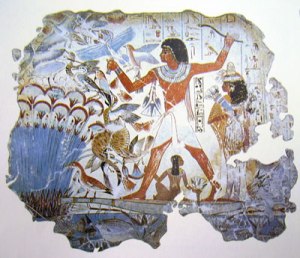 Arte egizia - Nebamon a caccia