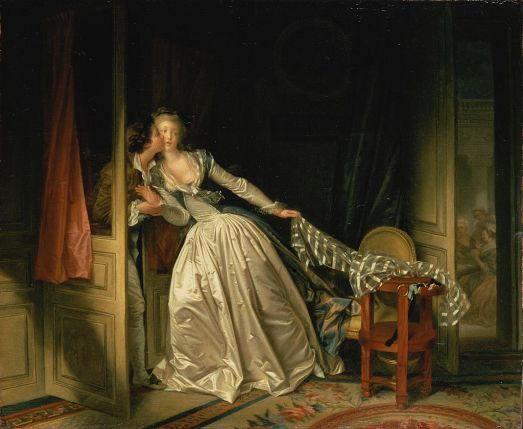 Jean Honoré Fragonard - Il bacio rubato -