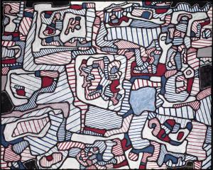 Site Inhabited by Objects 1965 Jean Dubuffet 